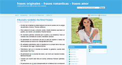 Desktop Screenshot of frasesoriginales.com