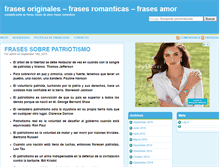 Tablet Screenshot of frasesoriginales.com